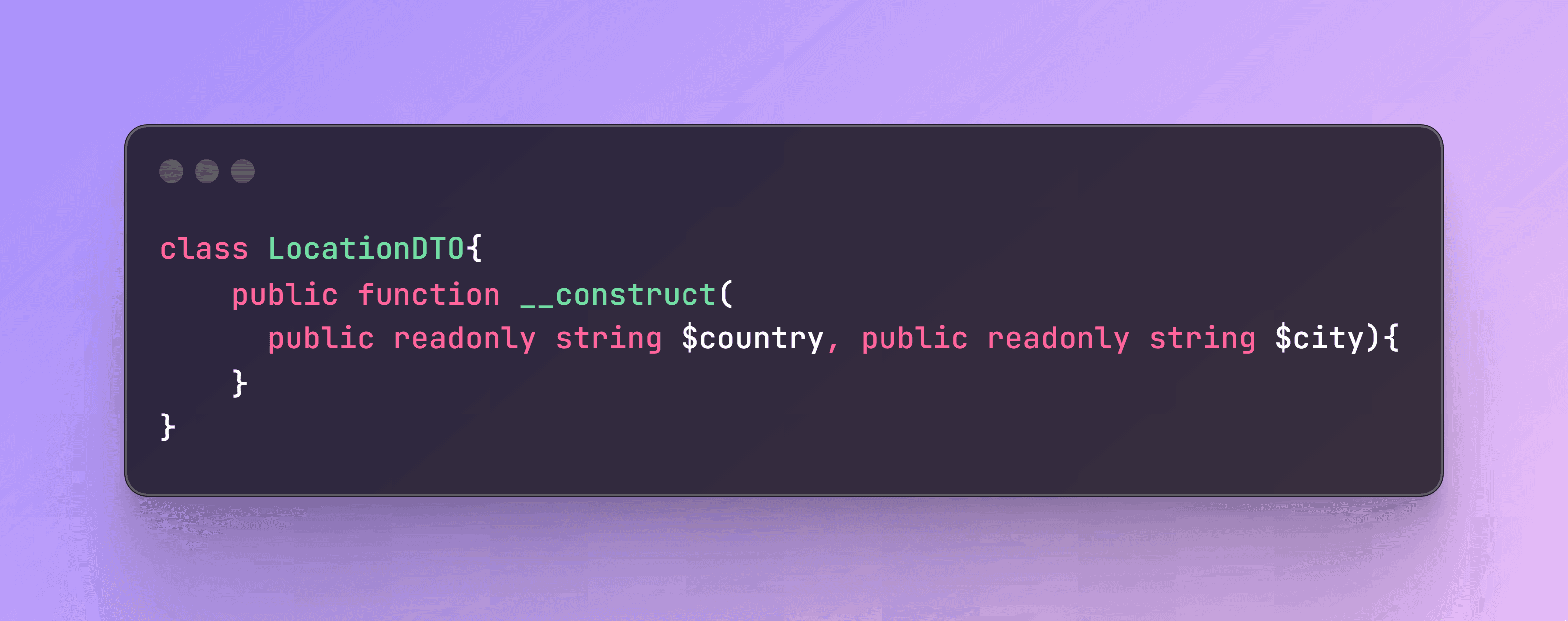 Data Transfer Objects (DTOs) in PHP